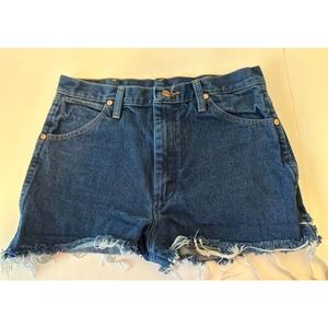 Vintage-Wrangler 936PWD Cowboy/Daisy Dukes/Cut Off's Jeans 31x1 Blue Denim